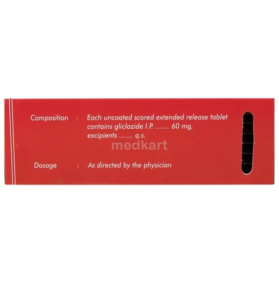 diamicron xr 60mg tablet 14's